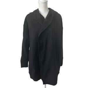 Athleta Black Hooded Prajna Wrap Womens Size XS Extra Small NEW WITH TAGS